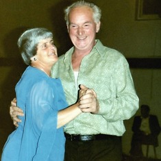 Gloria loved dancing, often the first onto the dance-floor.