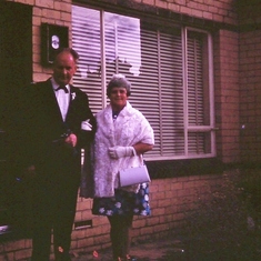 1970 - Gloria & Sam outside their Albert Street home