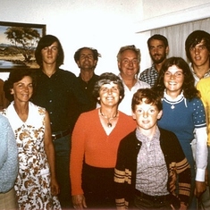 1974 - Family gathering.