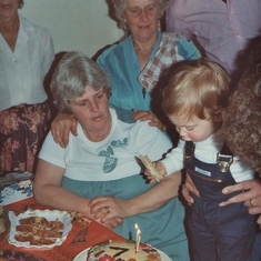 1982 - Group shot at Jacob's 2nd Birthday