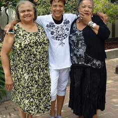 Aunt Gloria, Mom, Aunt Linda Last Summer 2014