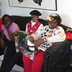 Previous Christmas with Gloria at the Snowden's Home