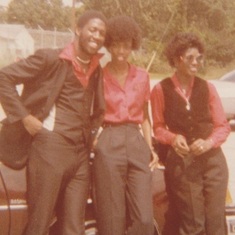 Corte, Alice and Gloria attending BCN 1981