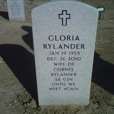 Gloria's Resting Place ~ It's so beautiful and peaceful