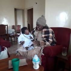 Gogo with great grandson
