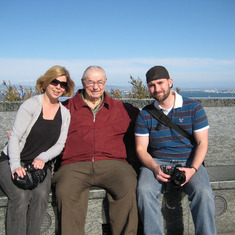 Gordon with Russ (Ray's son) and his wife Holly March 2008