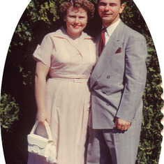 Gordon & Berti Jensen Wedding 1952