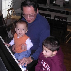 2008 - Composing music at the family reunion