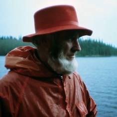 Tripping in the rain, Berens River '77