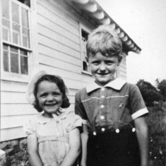 Dad and his sister Gladys