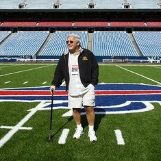 middle of the field of Buffalo Bills stadium - in heaven!