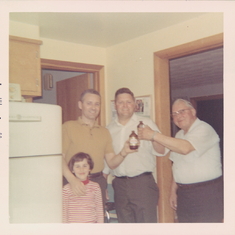 Susie, Uncle Dick, Dad and Grandpa