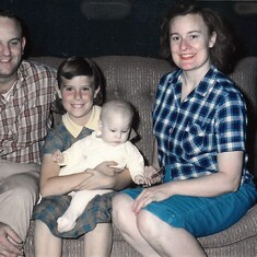 Gene, Debra, baby Jenny and Grace