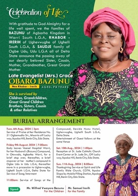 Grace Obaro Bazunu