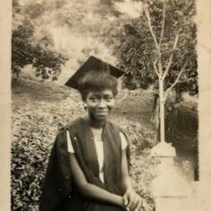 Mrs Grace Williams - Graduation - BA Degree (Arts) - University of Durham - 1959
