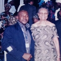 Myself Valentine with Momy @ CVL Widows Lecture of CVL 2005 after her delivering her speech