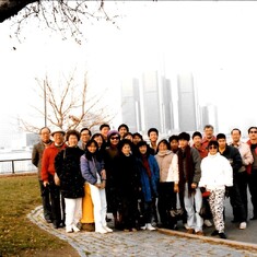 Looking at Detroit from Windsor, ONT - Thanksgiving, 1986 