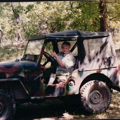 Mom in jeep
