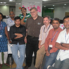 Group Photograph With Bangalore Team
