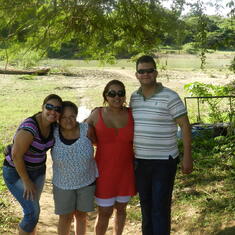 Barrancon, Puerto Plata con Julitin, Mary y Yeni