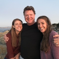 "lovie" and "lester" with Dad in Monterey