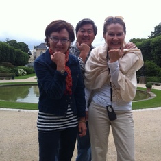 The great thinkers!  Rodin Museum summer 2012.