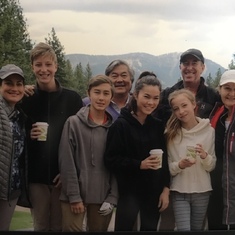 Such great friends—many memories in Tahoe.