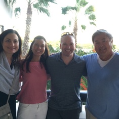 Gregg’s surprise birthday in Cabo with Jana’s cousin Kelly and her husband, Deanne and Chuck, Emily and Bruce. Priceless.