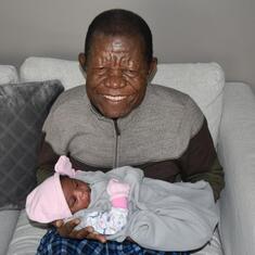 Daddy with his latest grandchild 
