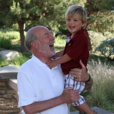 Greg with grandson Tyler