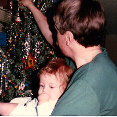 Greg and Will - Christmas 1989