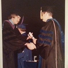 Greg at his law school commencement ceremony from Washburn University.