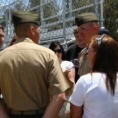 at Will's graduation from MCRD in 2009.
