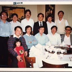 1986年在Silicon Valley工作与大學同學聚餐