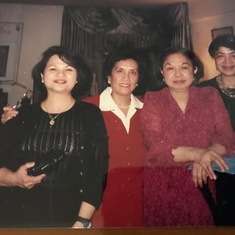  New Year’s Eve 1999 with our  Loving friend Tita Nena. Rest In Peace.