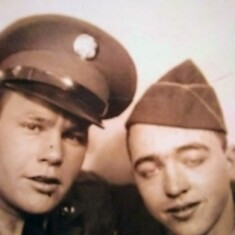 My Daddy and his Army buddy