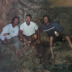 Ron Buckles, Guy and Bill Auldridge at Shasta Lake