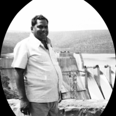 Sri Venkataramayya at his project site
