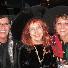 Halloween fun - at the time - three Breast Cancer Survivors -- filled with smiles!