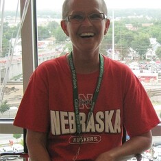 Gwen - Husker Game - Thanks for helping the Huskers win today!