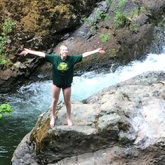 Gwen with Stream in Oregon