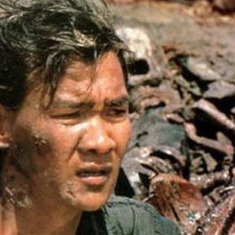 A scene in "The Killing Fields" movie that many people experienced.