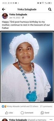 Hannah AWENI scholar lamidi