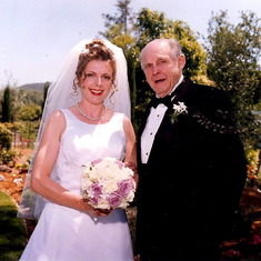 Hans and his daughter, Gaby..  May 20, 2000