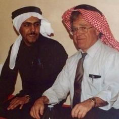 Harlan with Saudi Prince