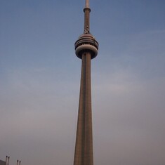The CN Tower in Toronto: one of our favorite dining spots in Toronto.