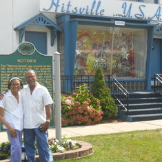 Harry and Ann at the Motown Museum