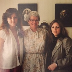 Me, Mom and Leslie 1981