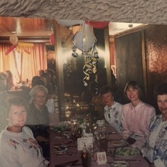 Mom with all her lady friends unsure of the date