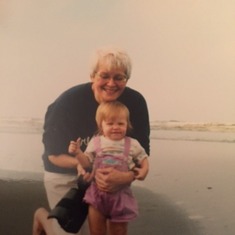 Mom with Kimberlee 1989